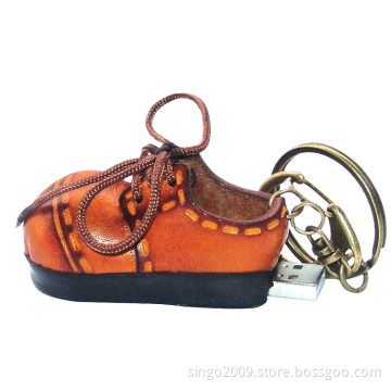 Small Leather Shoes USB Flash Disk